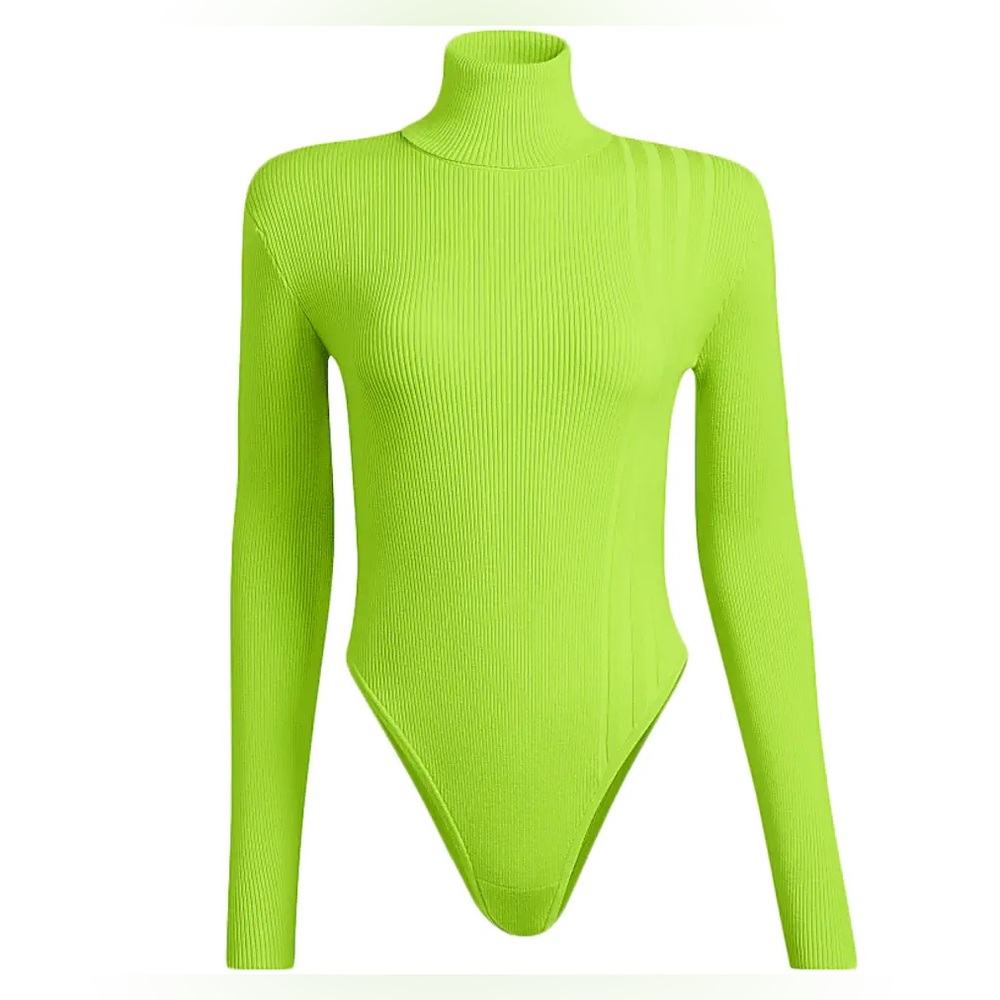 Adidas IVY PARK Bodysuit Semi Solar Slime Sz. Large NWT
